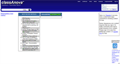 Desktop Screenshot of classanova.com